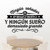 Wandtattoos: Ningún soñador es pequeño... 2