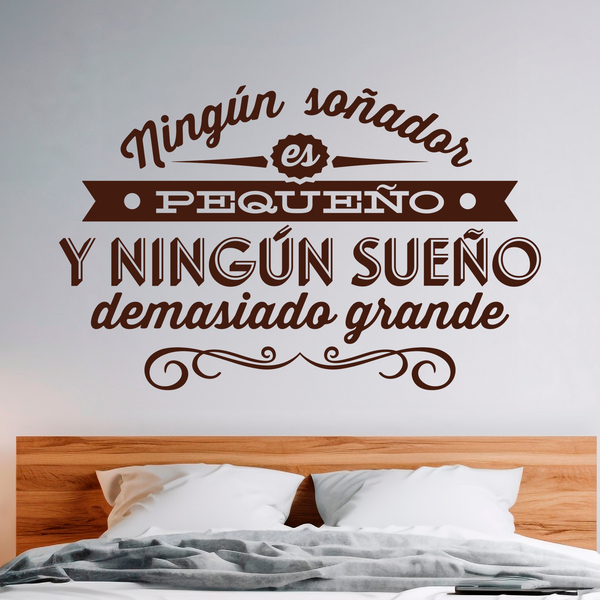 Wandtattoos: Ningún soñador es pequeño...