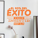 Wandtattoos: El 90% del éxito - Woody Allen 2