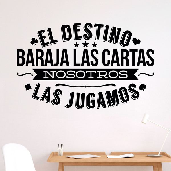 Wandtattoos: El destino baraja las cartas