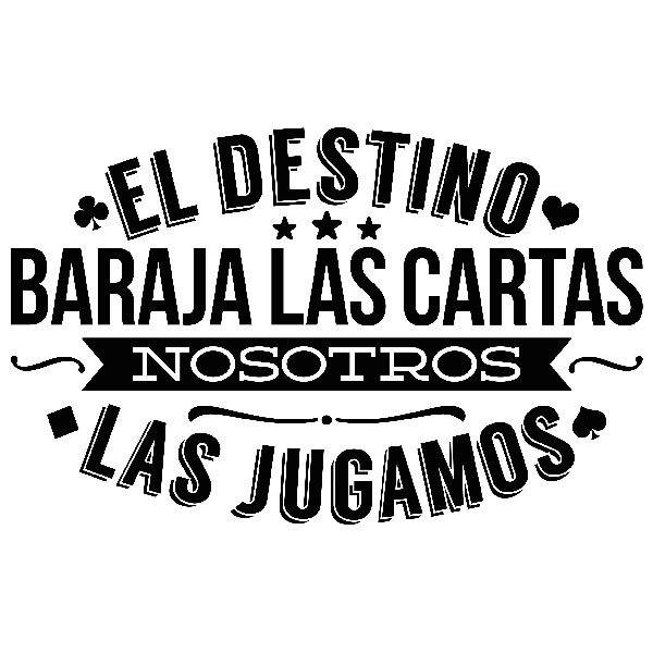 Wandtattoos: El destino baraja las cartas