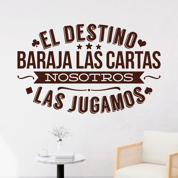 Wandtattoos: El destino baraja las cartas