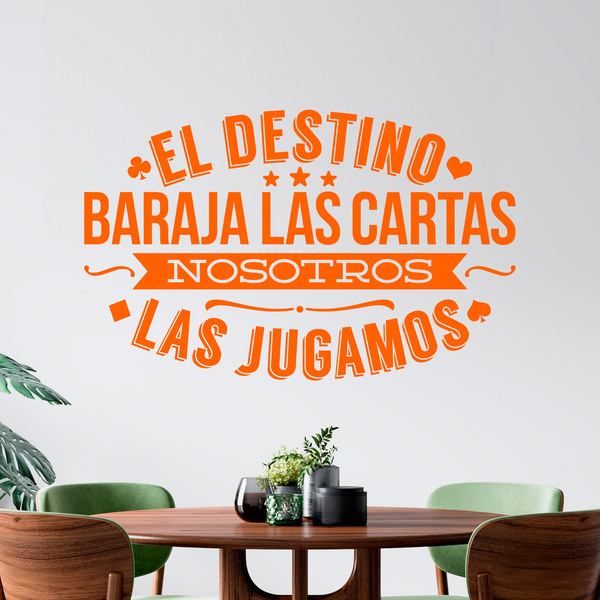 Wandtattoos: El destino baraja las cartas