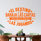 Wandtattoos: El destino baraja las cartas 3