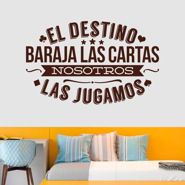 Wandtattoos: El destino baraja las cartas