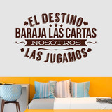 Wandtattoos: El destino baraja las cartas 4