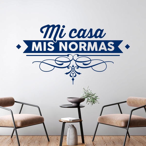 Wandtattoos: Mi casa, mis normas