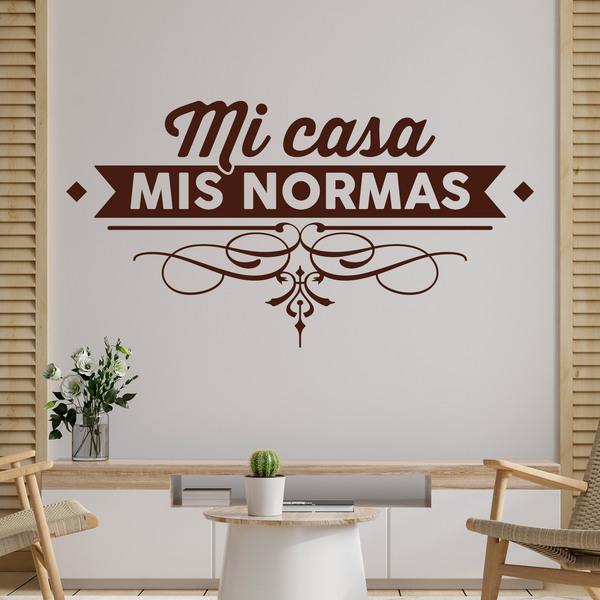 Wandtattoos: Mi casa, mis normas