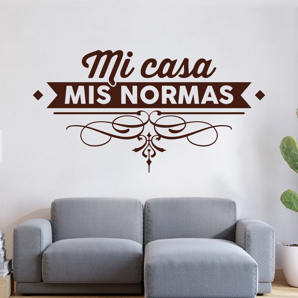 Wandtattoos: Mi casa, mis normas