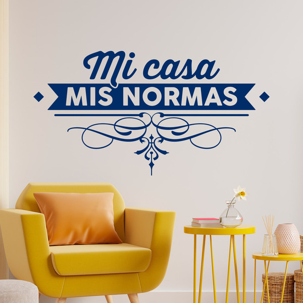 Wandtattoos: Mi casa, mis normas