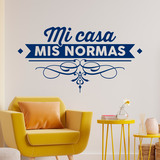 Wandtattoos: Mi casa, mis normas 4