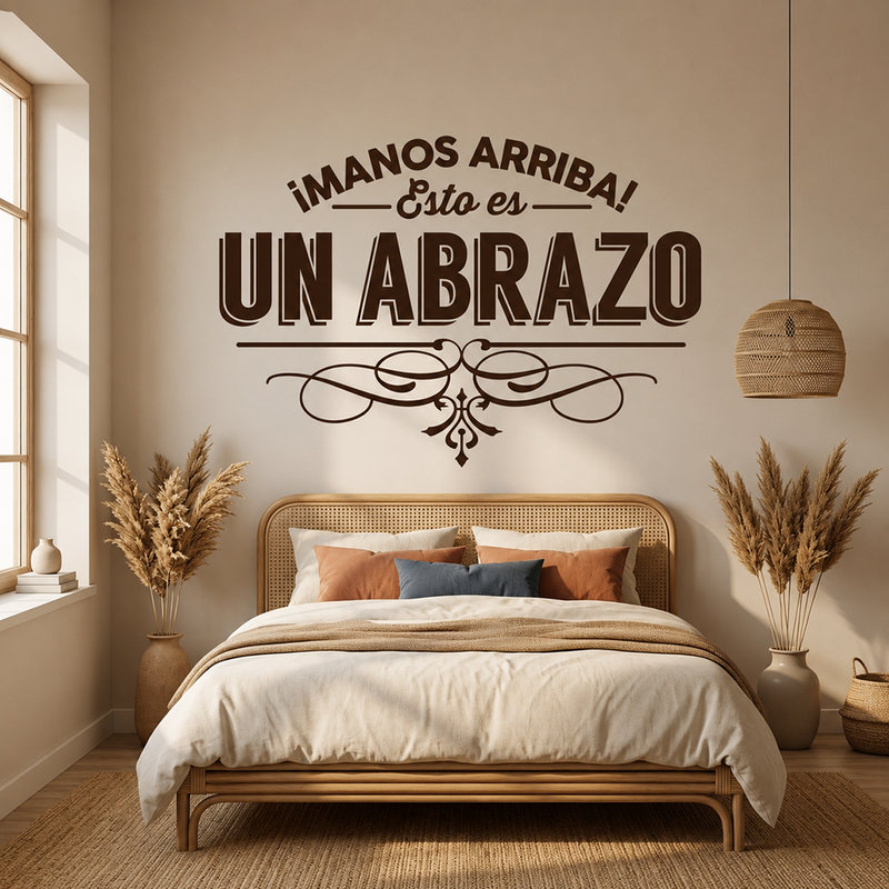 Wandtattoos: &iexcl;Manos arriba! Esto es un abrazo