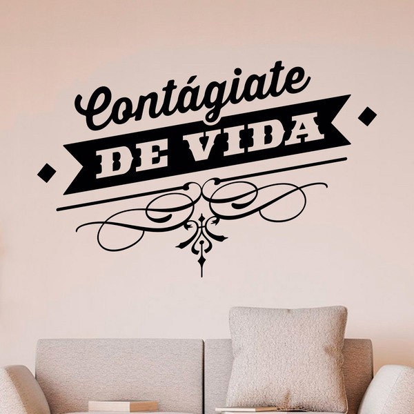 Wandtattoos: Contágiate de vida