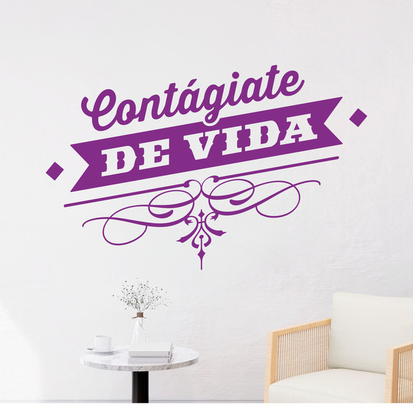 Wandtattoos: Contágiate de vida