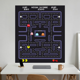 Wandtattoos: Pac-Man Arcade Spiel Farbe 4