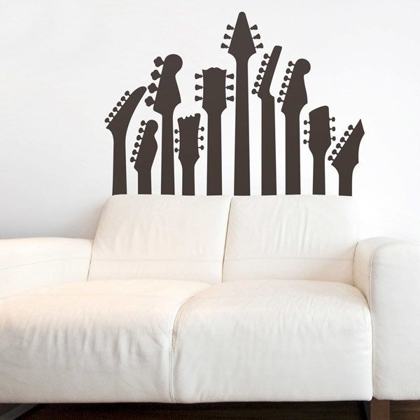 Wandtattoos: Gitarre Masten