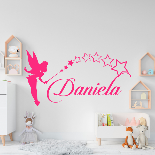 Kinderzimmer Wandtattoo: Tinkerbell Personalisiert