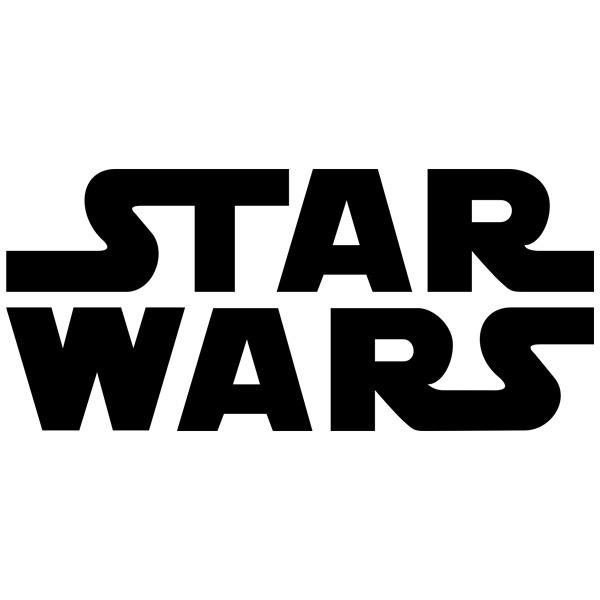 Wandtattoos: Star Wars logo