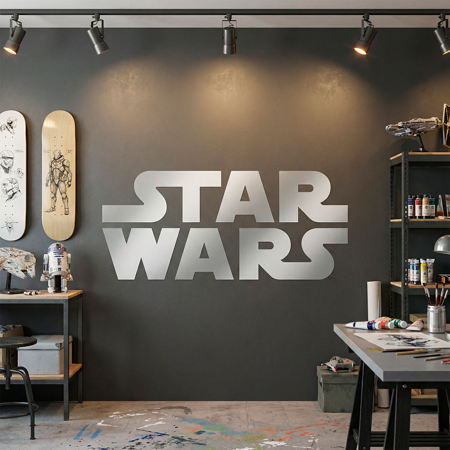 Wandtattoos: Star Wars logo