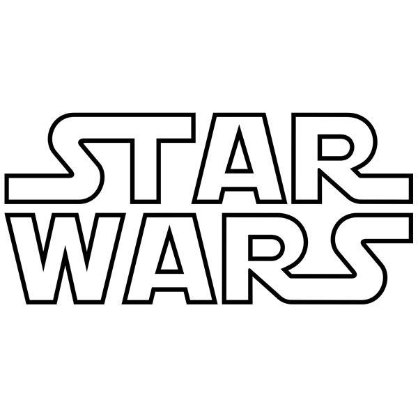 Wandtattoos: Star Wars Logo bordure