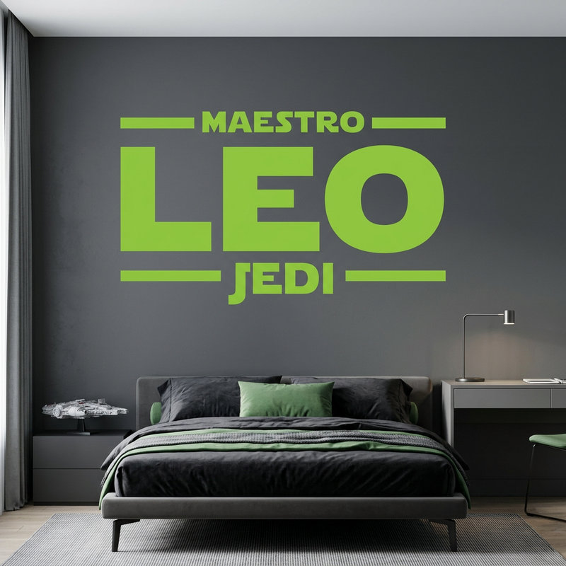 Wandtattoos: Jedi-Meister personalisiert