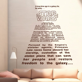 Wandtattoos: Star Wars Intro Text 2