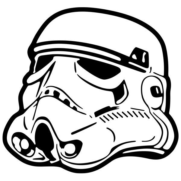 Wandtattoos: Stormtrooper-Sturzhelm