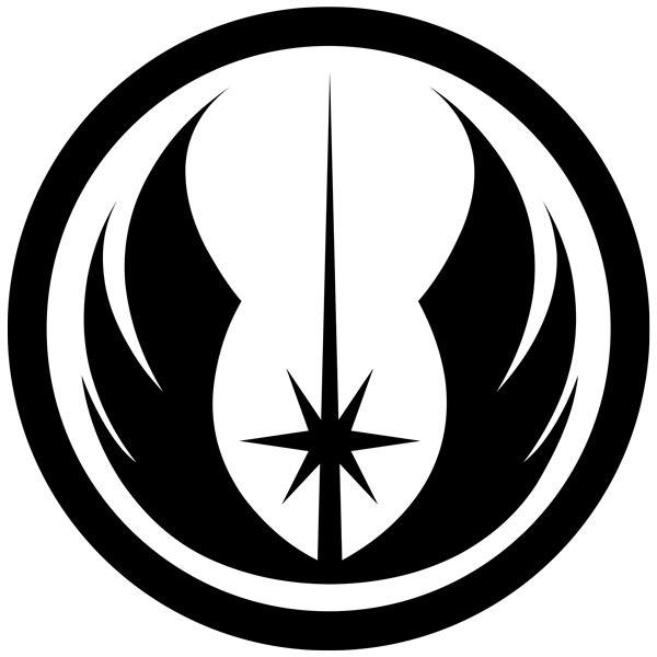 Wandtattoos: Symbol des Jedi-Ordens