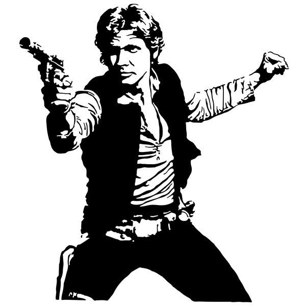 Wandtattoos: Han Solo