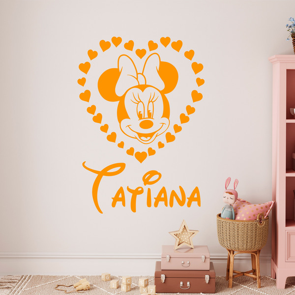 Kinderzimmer Wandtattoo: Personalisierte Herz von Mini