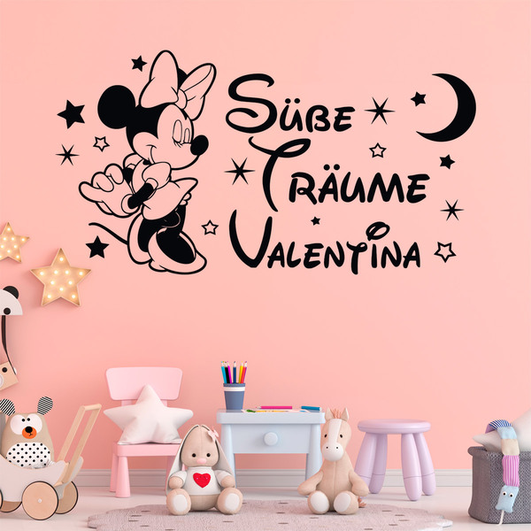 Kinderzimmer Wandtattoo: Mini Maus, Süße Träume