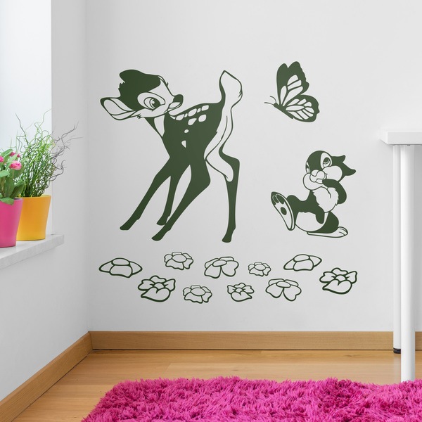 Kinderzimmer Wandtattoo: Bambi und Tambor