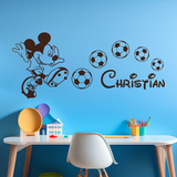Kinderzimmer Wandtattoo: Micky Maus mit Luftballons 3