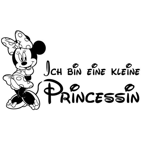 Kinderzimmer Wandtattoo: Minnie, Ich bin eine kleine Prinzessin