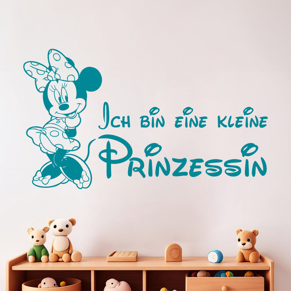 Kinderzimmer Wandtattoo: Minnie, Ich bin eine kleine Prinzessin