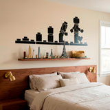 Kinderzimmer Wandtattoo: Evolution Lego Figuren 19