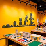 Kinderzimmer Wandtattoo: Evolution Lego Figuren