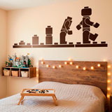 Kinderzimmer Wandtattoo: Evolution Lego Figuren 21
