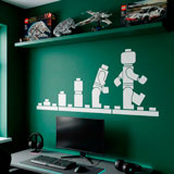 Kinderzimmer Wandtattoo: Evolution Lego Figuren 6