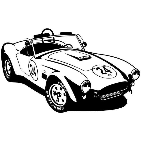 Wandtattoos: AC Cobra Sportwagen