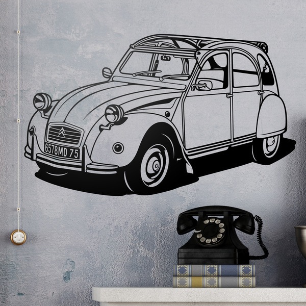 Wandtattoos: Citroën 2CV