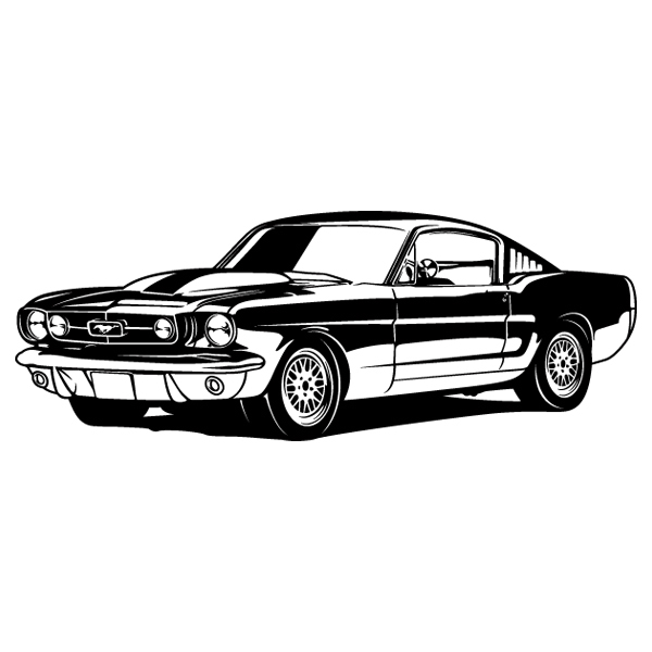 Wandtattoos: Ford Mustang Shelby GT350