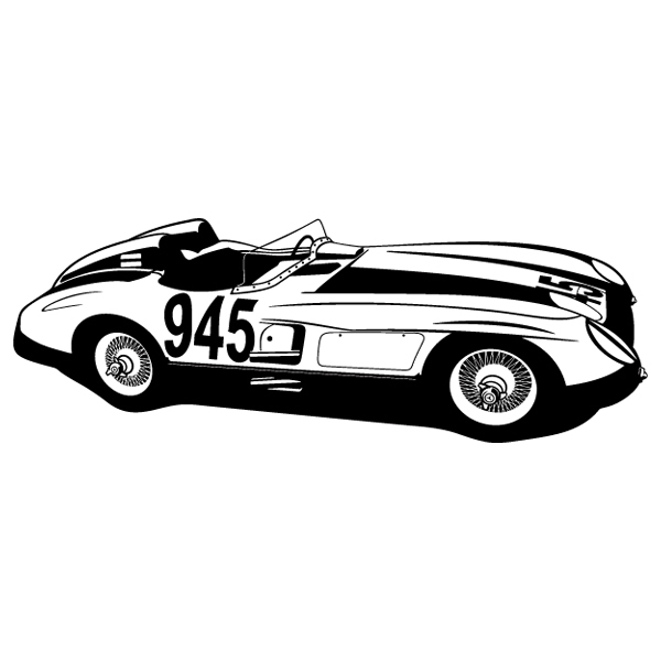 Wandtattoos: Ferrari 250 testa rossa - 1957