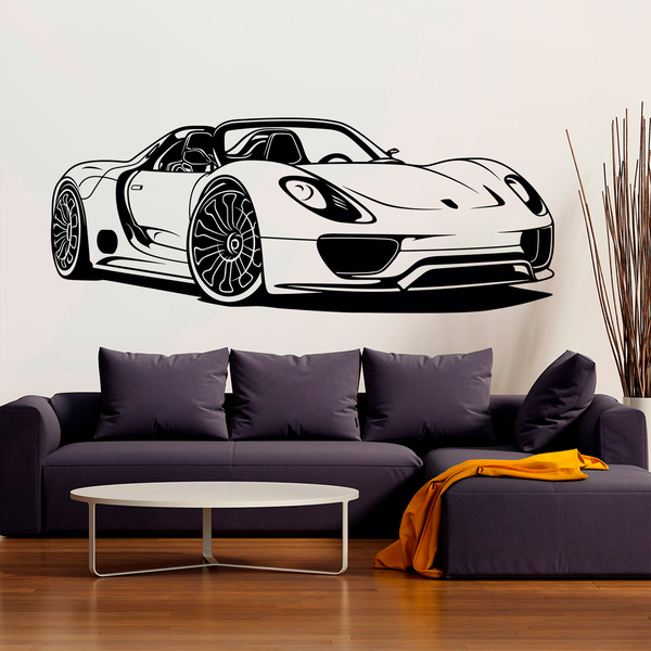 Wandtattoos: Porsche 918 Spyder