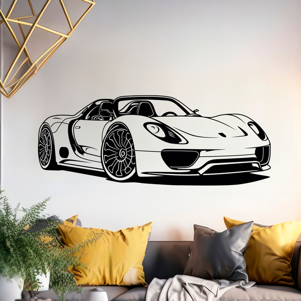 Wandtattoos: Porsche 918 Spyder