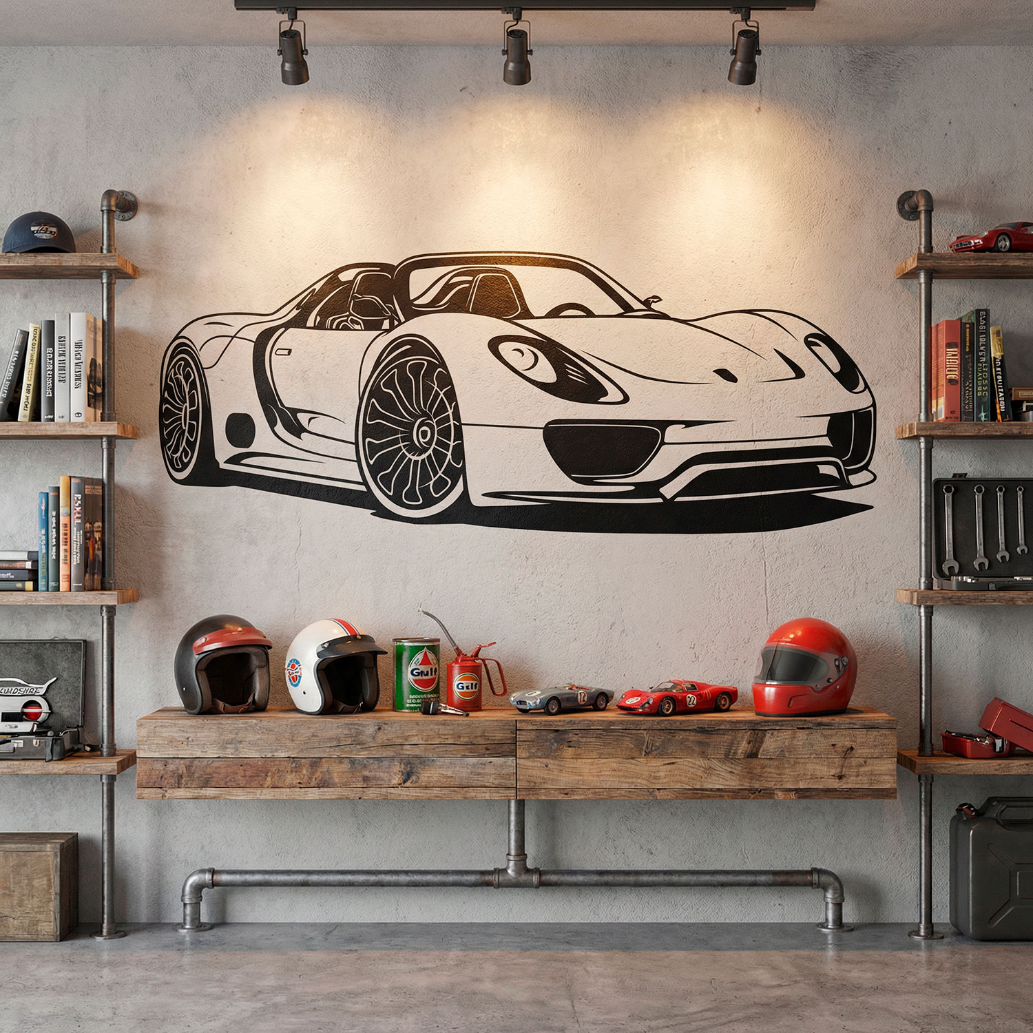 Wandtattoos: Porsche 918 Spyder