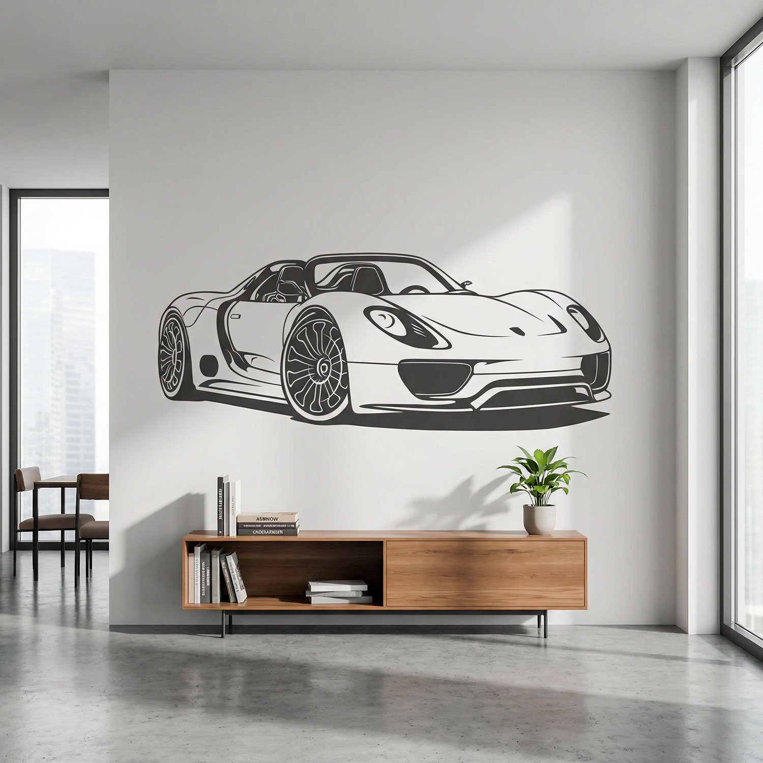 Wandtattoos: Porsche 918 Spyder