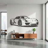 Wandtattoos: Porsche 918 Spyder 7