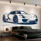 Wandtattoos: Porsche 918 Spyder 8