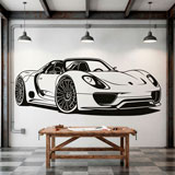 Wandtattoos: Porsche 918 Spyder 10